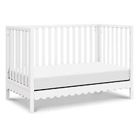 Sammy Scallop 4-in-1  Convertible Crib - White 