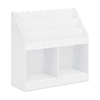 Sammy  Scallop Bookcase - White