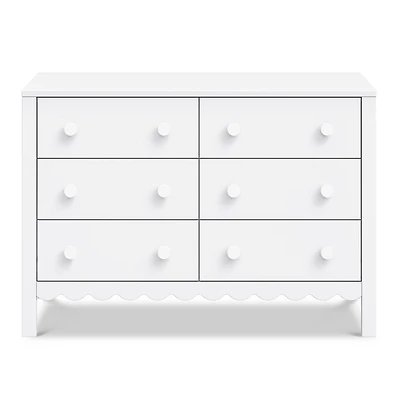 Commode 6 Tiroirs  Sammy Scallop - Blanc