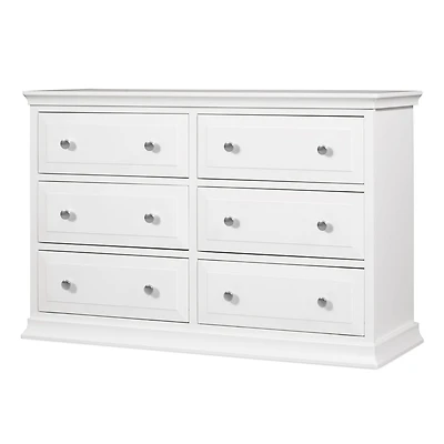 Commode Double 6 Tiroirs Signature Davinci - Blanc