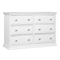 Davinci Signature 6-Drawer Double Dresser - White