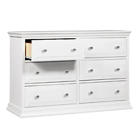 Davinci Signature 6-Drawer Double Dresser - White