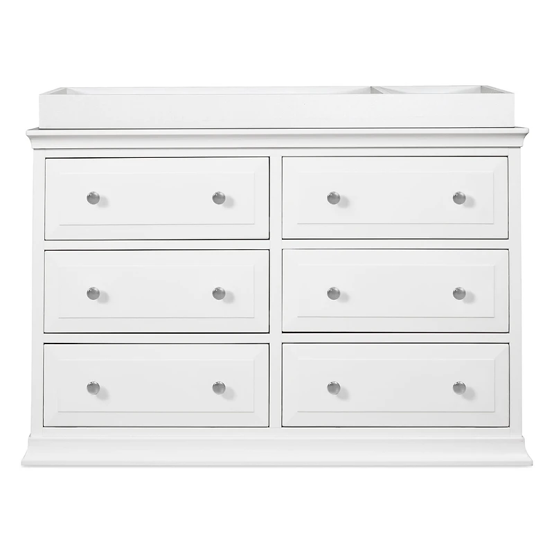 Davinci Signature 6-Drawer Double Dresser - White