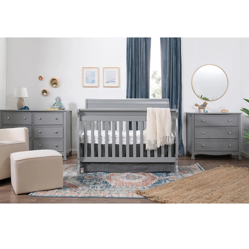 Kalani 4-in-1 Convertible Crib - Grey