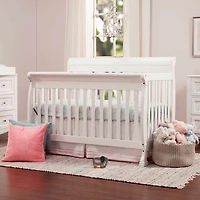 Kalani 4-in-1 Convertible Crib - White Finish