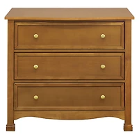 Commode 3 Tiroirs Kalani - Châtain