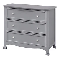 Commode 3 Tiroirs Kalani - Gris