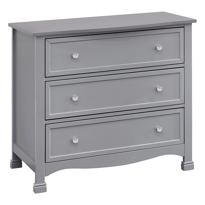 Commode 3 Tiroirs Kalani - Gris
