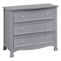 Commode 3 Tiroirs Kalani - Gris