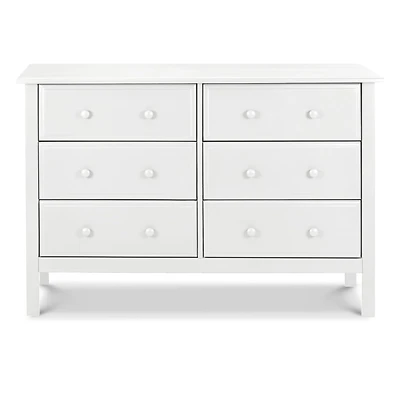 Commode 6 Tiroirs Jayden - Blanc