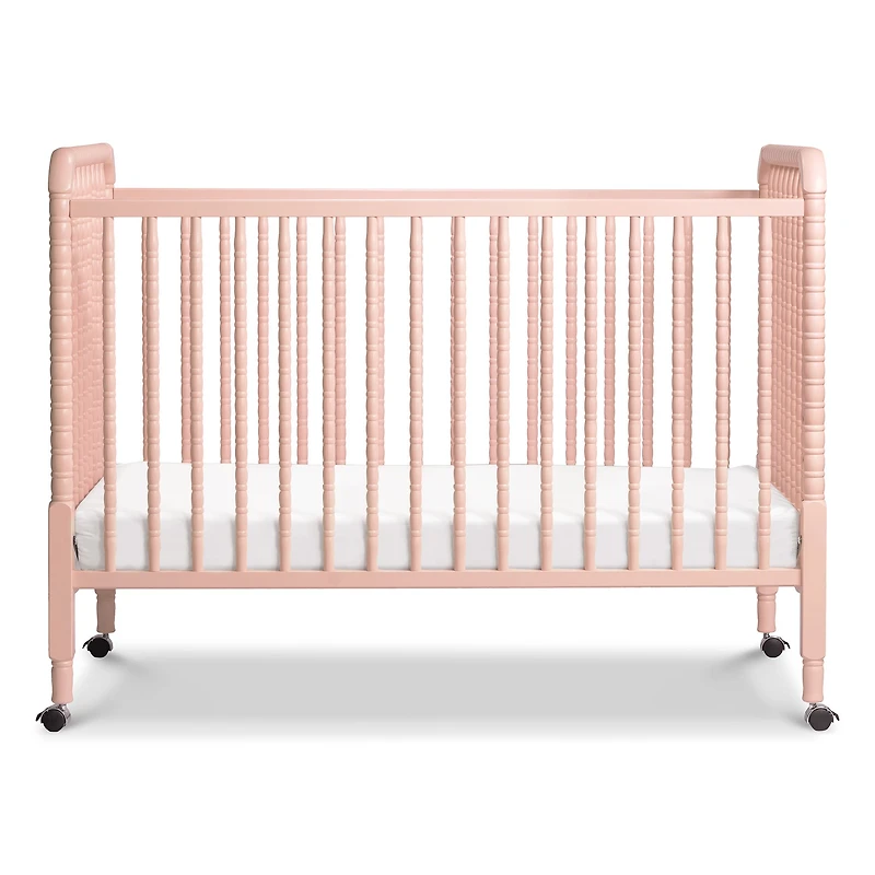 Jenny Lind 3-in-1 Convertible Crib - Blush Pink