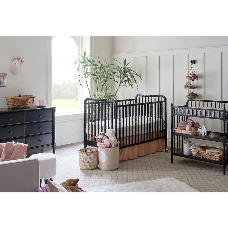 Jenny Lind 3-in-1 Convertible Crib - Ebony