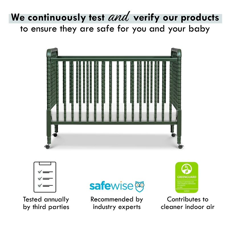 Jenny Lind 3-in-1 Convertible Crib - Vert
