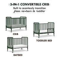 Jenny Lind 3-in-1 Convertible Crib - Vert