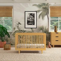 Marley 3-in-1 Convertible Crib - Honey