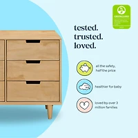 Marley 6-Drawer Double Dresser - Honey