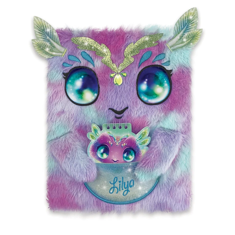 2-in-1 Fuzzy Notebook - Lilya