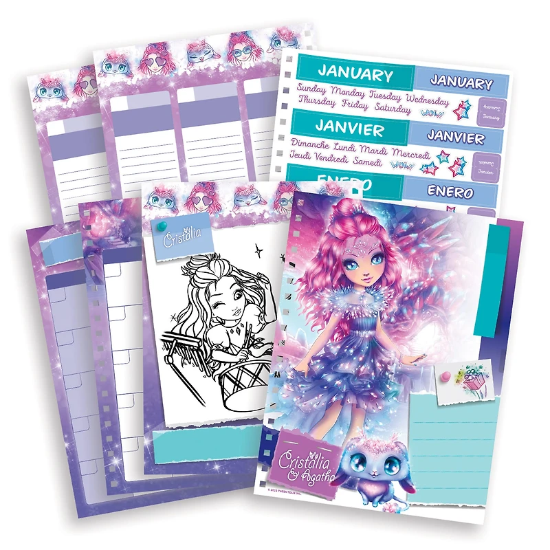 Daily Planner Notebook Nebulous Stars