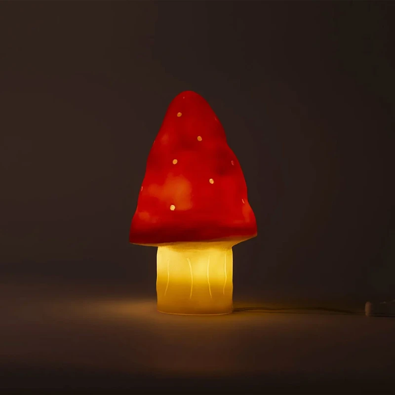 Lampe Petit Champignon - Rouge