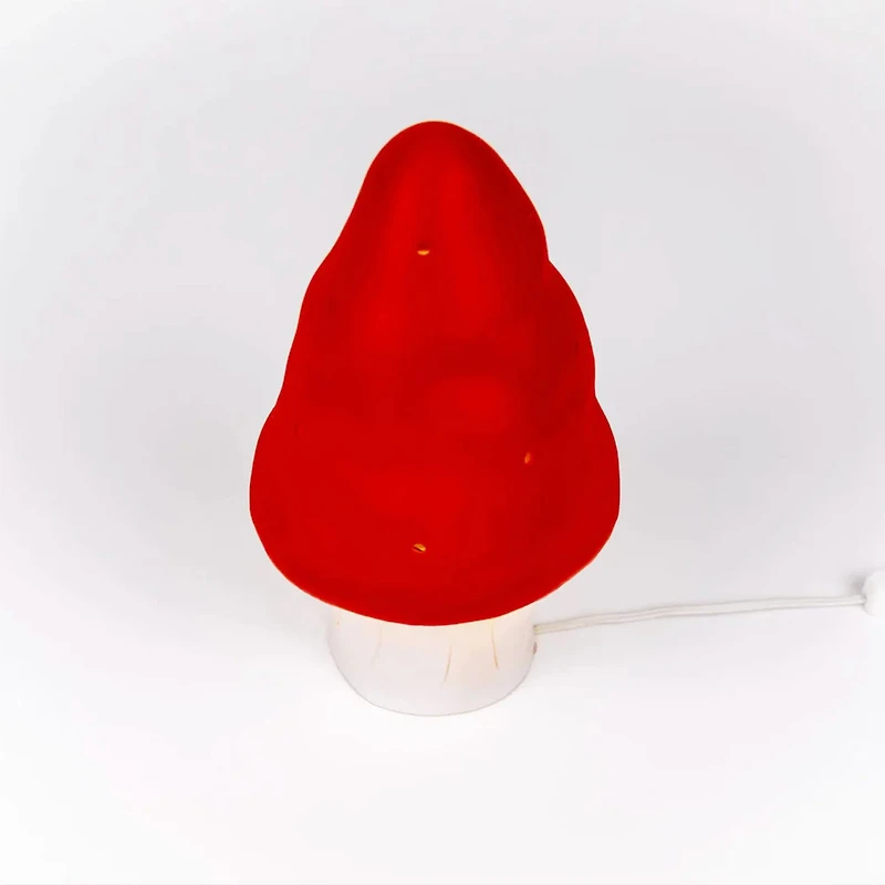 Lamp Small Mushroom - Red