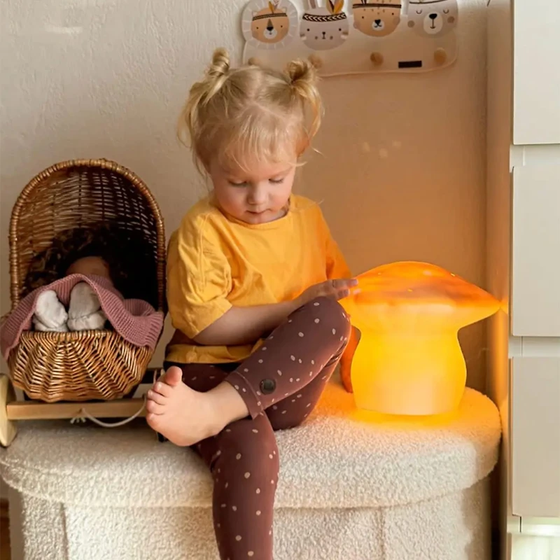 Mushroom Lamp - Copper