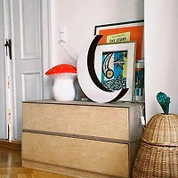 Lampe Champignon  - Rouge