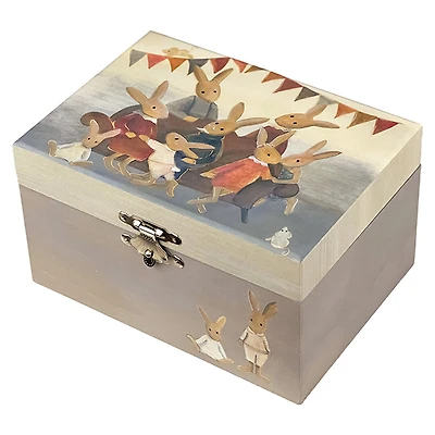 Rabbits Musical Jewelry Box
