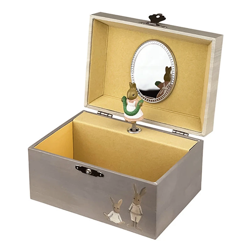 Rabbits Musical Jewelry Box