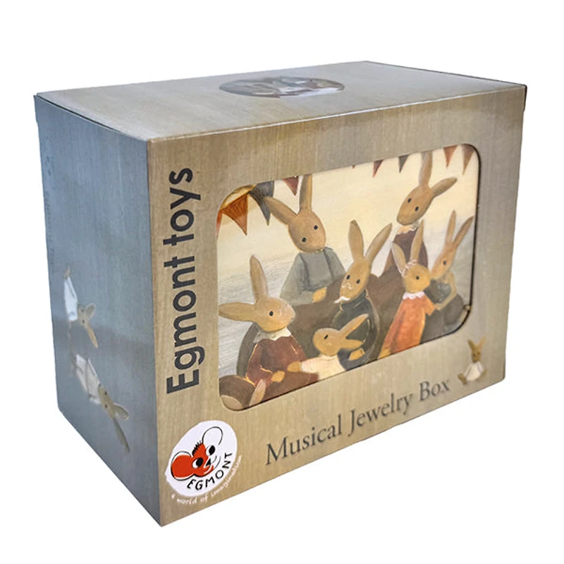 Rabbits Musical Jewelry Box