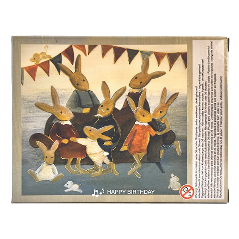 Rabbits Musical Jewelry Box