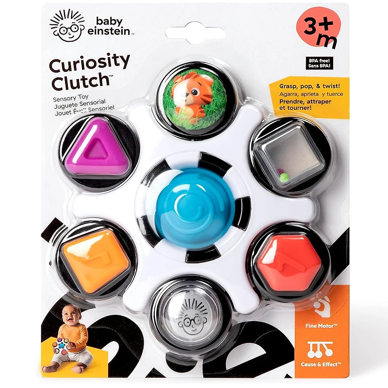  Baby Einstein Curiosity Clutch Fidget Sensory Toy