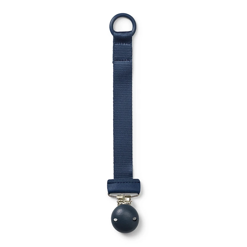 Pacifier Clip Wood - Juniper Blue