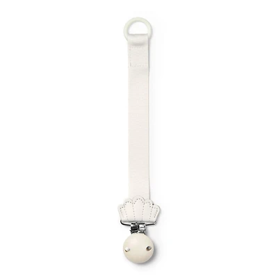 Pacifier Clip Wood - Vanilla White