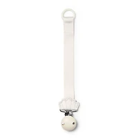 Pacifier Clip Wood - Vanilla White