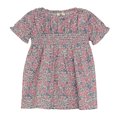 Flower AOP Dress 6-24m
