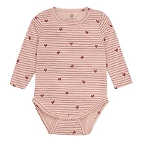 Stripe Heart Bodysuit 6-24m