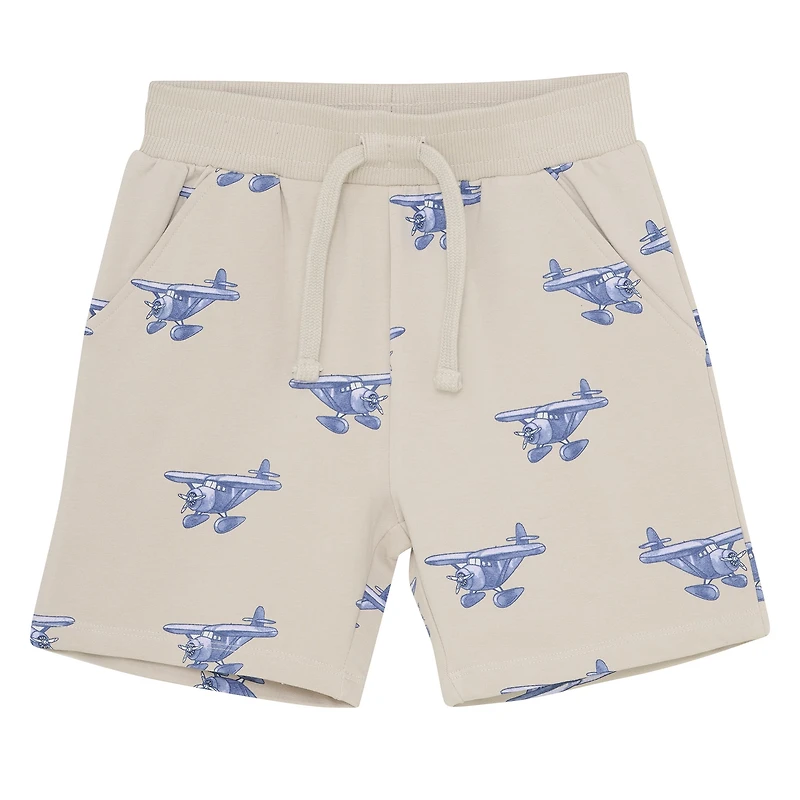 Short Imprimé Avion 2-10ans