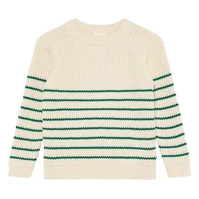 Stripe Knit Pullover 3-10