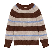 Stripe Knit Pullover 3-10