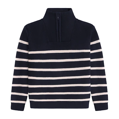 Stripe Knit Pullover 3-10