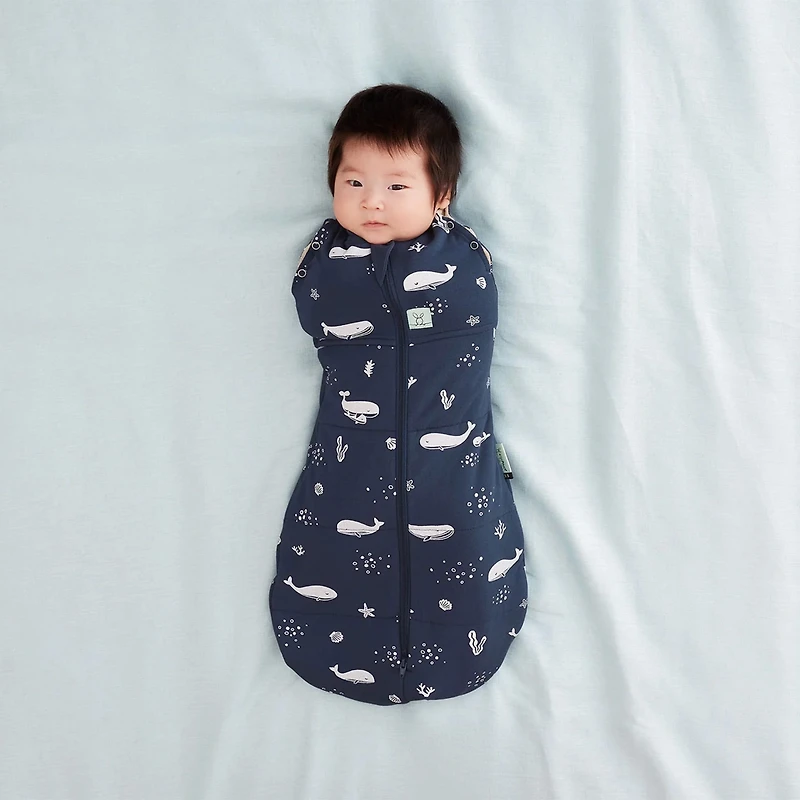 Cocoon Swaddle Sack Whale6/12