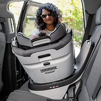 Gold Revolve360 Slim 2-in-1 Rotational Car Seat with SensorSafe - Pearl Gray