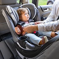 Gold Revolve360 Slim 2-in-1 Rotational Car Seat with SensorSafe - Pearl Gray