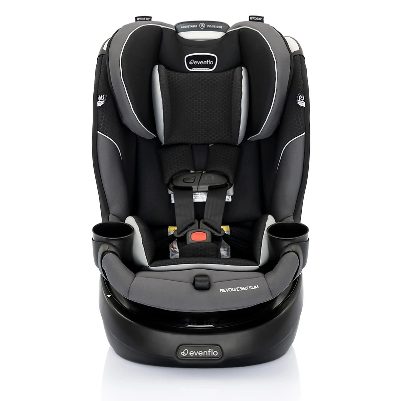 Revolve360 Slim 2-in-1 Rotating Convertible Car Seat - Canton Black