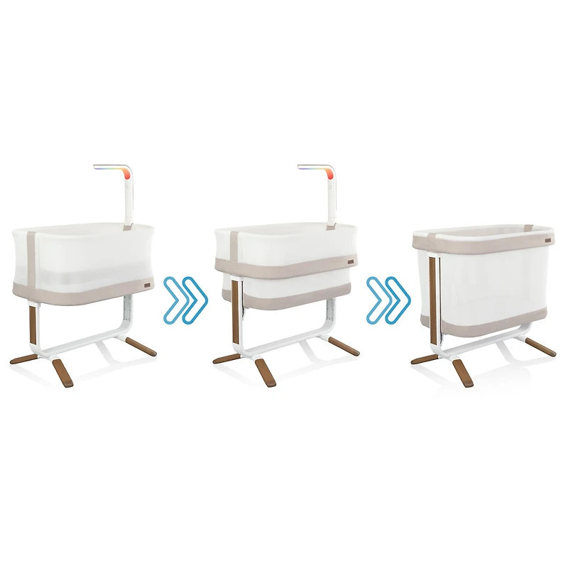 Cora Ajustable Bassinet - Coastal Coffe