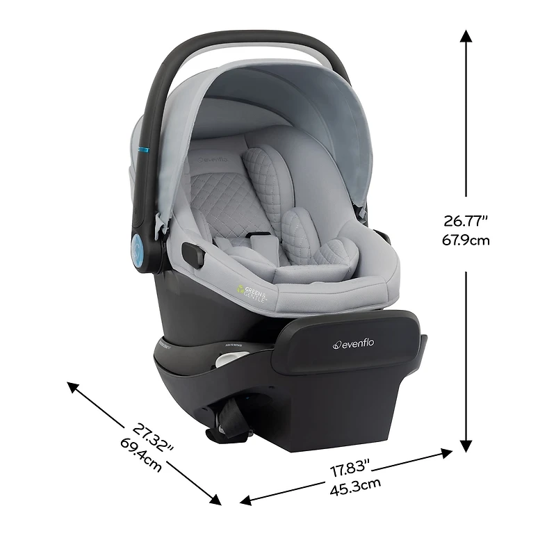 Siège d'auto Revolve180 LiteMax NXT avec SensorySoothe - Quartz
