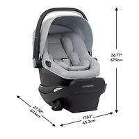 Siège d'auto Revolve180 LiteMax NXT avec SensorySoothe - Quartz