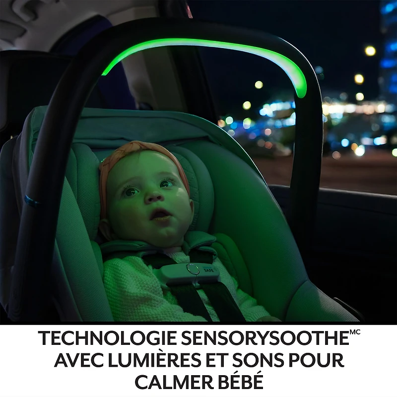 Siège d'auto Revolve180 LiteMax NXT avec SensorySoothe - Quartz