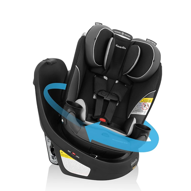 Siège d’Auto Rotatif Revolve360™ Slim 2-en-1 - Noir