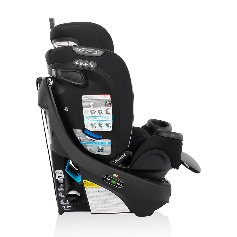 Revolve360 Rotating All-In-One Convertible Car Seat - Amherst Gray